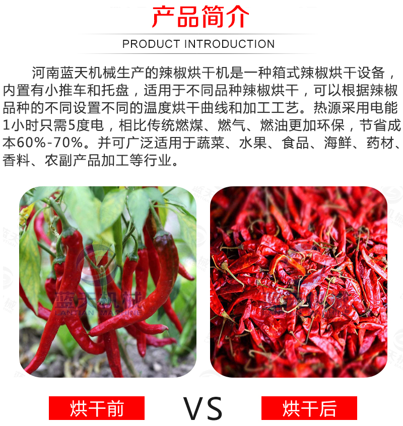辣椒烘干機產(chǎn)品簡(jiǎn)介
