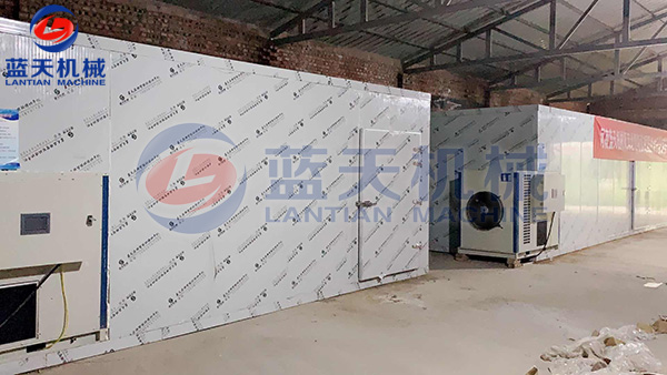 河北邯鄲金銀花烘干機安裝現場(chǎng)